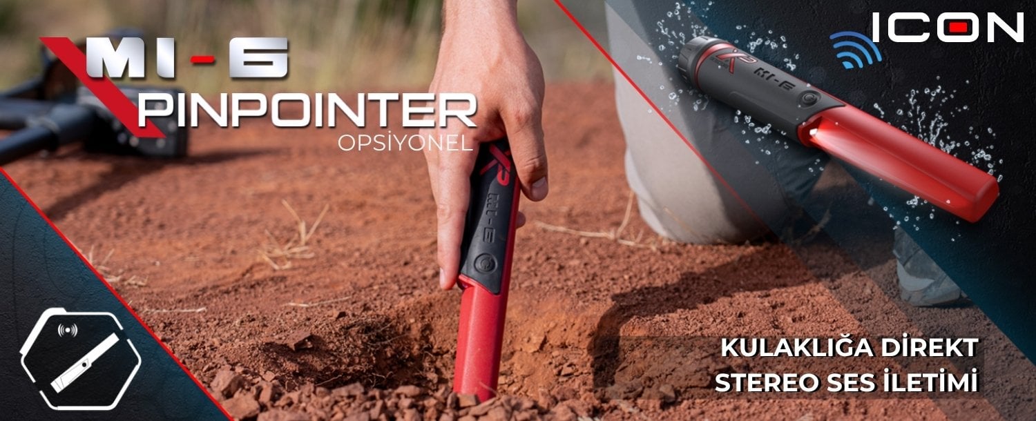 XP ICON MI-6 pinpointer uyumlu hassas hedef tespiti