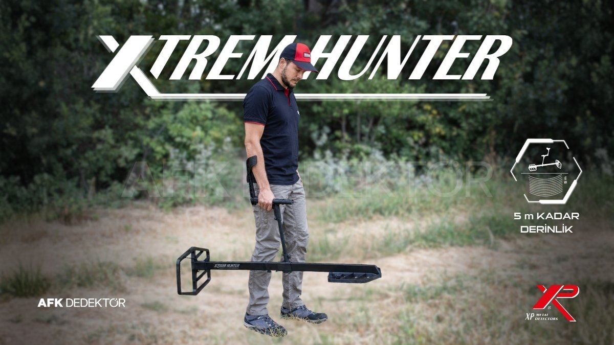 XP Xtrem Hunter dedektör arazi kullanımı ve 5 metre derinlik performansı