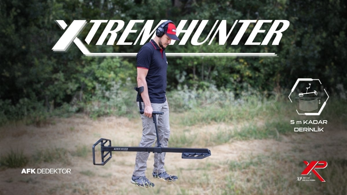 XP Xtrem Hunter dedektör arazi kullanımı ve 5 metre derinlik performansı