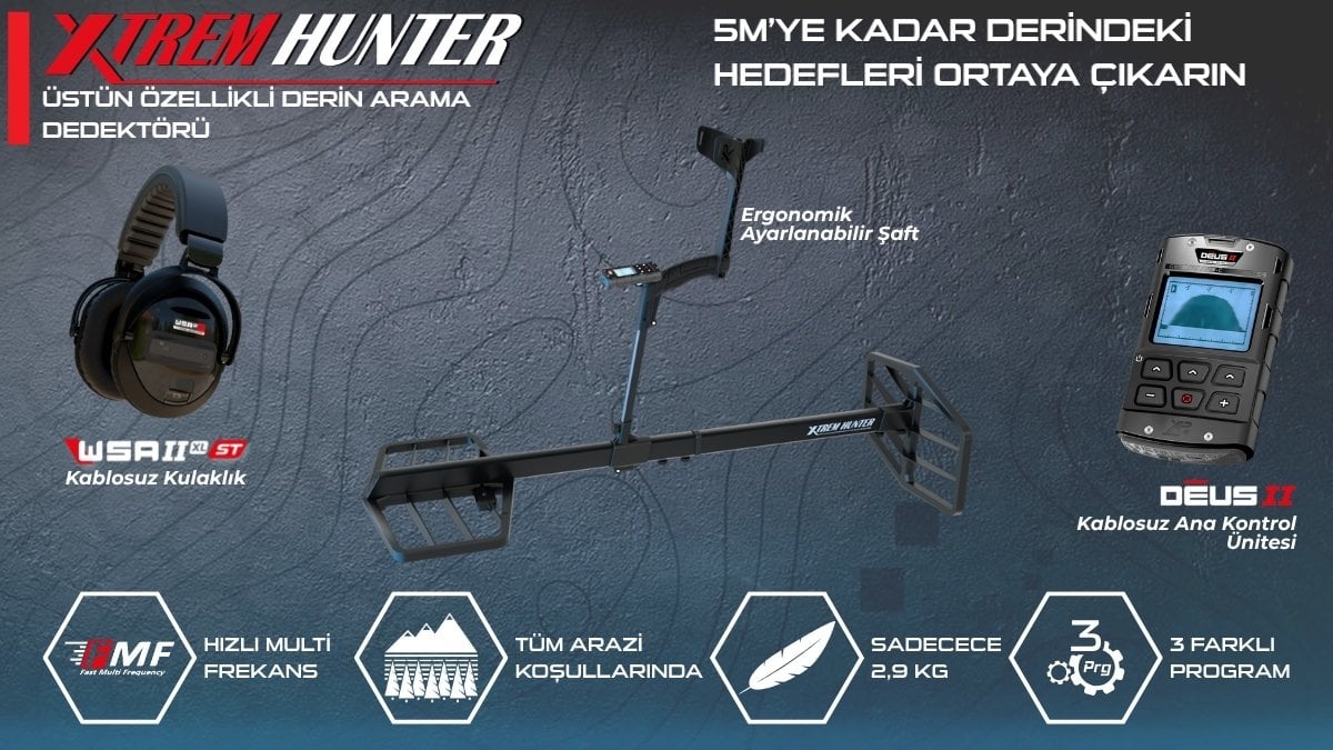 XP Xtrem Hunter derin arama performansı ve teknik özellikler