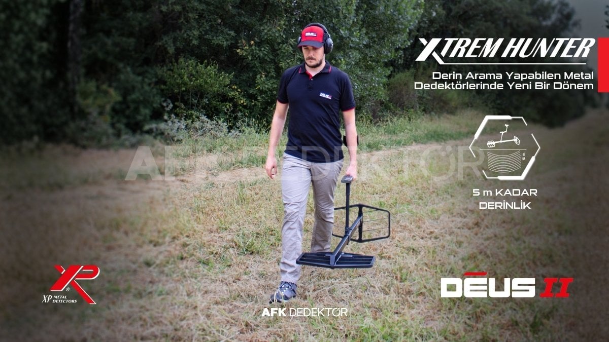 XP Xtrem Hunter dedektör derin arama kullanım sahası