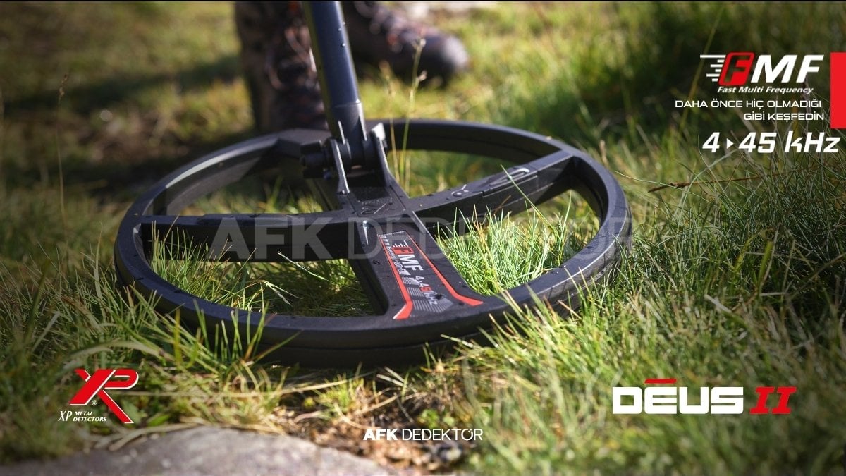XP DEUS 2 FMF başlık doğal arazi performansı