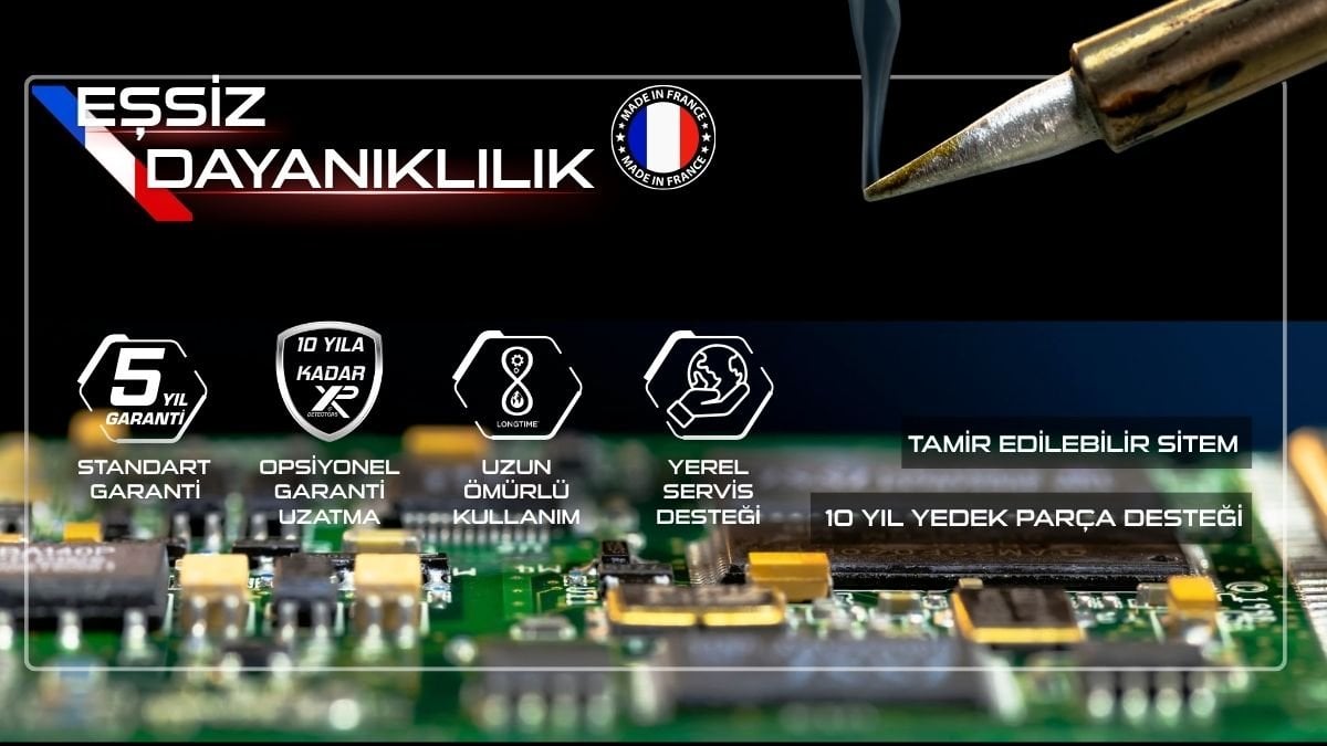 XP DEUS 2 dayanıklılık garanti 10 yıl yedek parça desteği