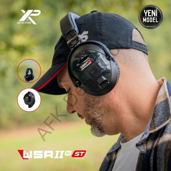 XP Xtrem Hunter Double Paket Dedektör - DEUS 2 RC, WSA2XLST Kulaklık ve 34x28 cm FMF Başlık
