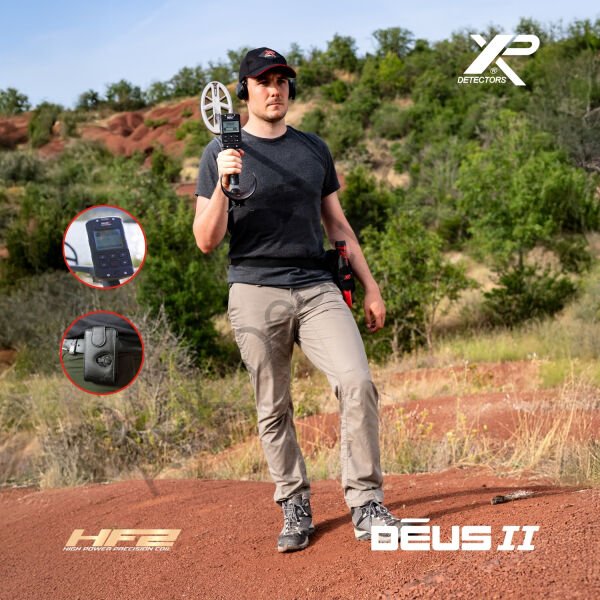 XP Xtrem Hunter Dedektör Double Paket - XP DEUS 2 RC, 24x13 cm HF2 Başlık ve WSA2XL ST Kulaklık