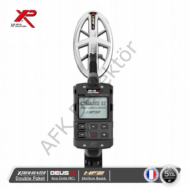 XP Xtrem Hunter Dedektör Paket - XP DEUS 2 RC ve 24x13 cm HF2 Başlık