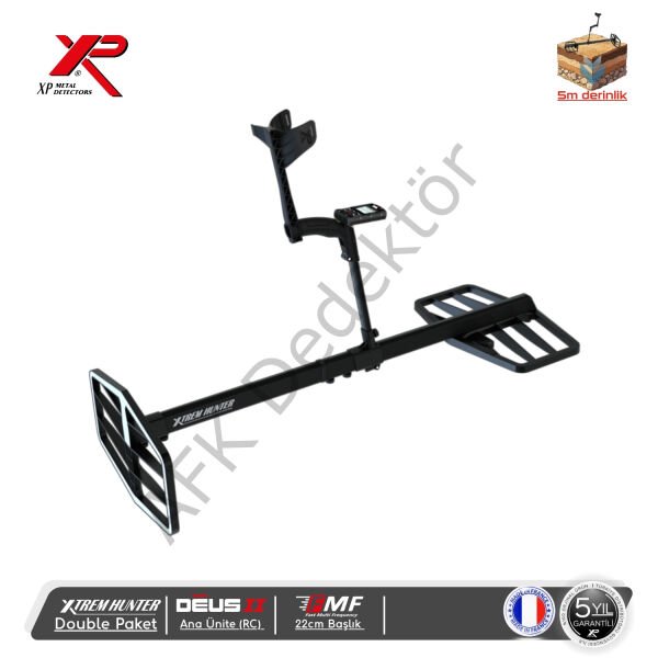 XP Xtrem Hunter Dedektör Paket - XP DEUS 2 RC, 22 cm FMF Başlık