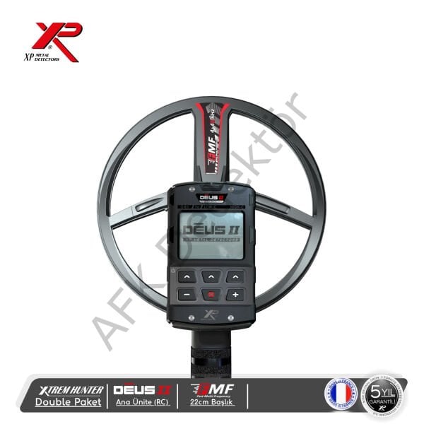 XP Xtrem Hunter Dedektör Paket - XP DEUS 2 RC, 22 cm FMF Başlık