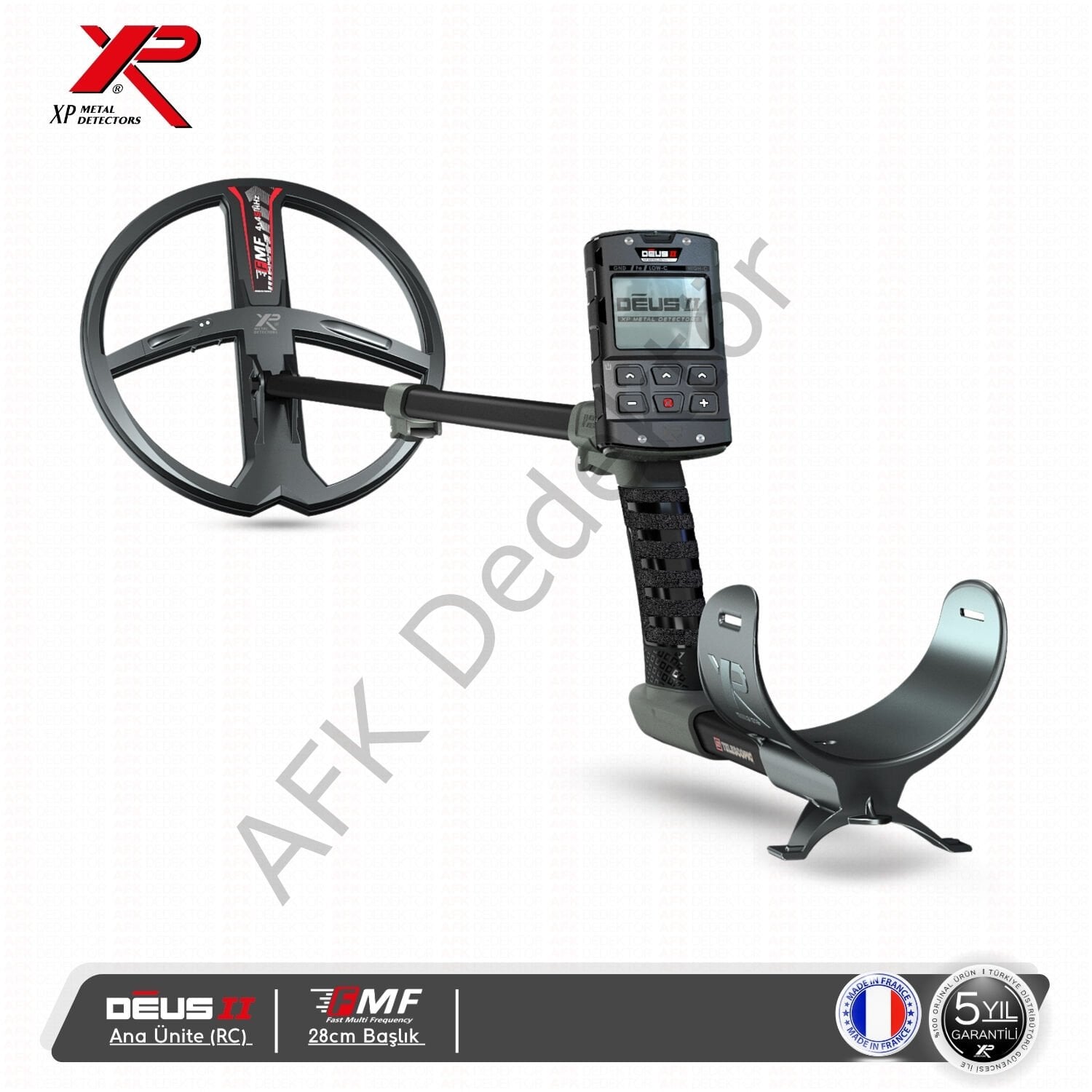 XP DEUS II RC Metal Dedektörü – 28 cm FMF Başlık Genel Kullanım
