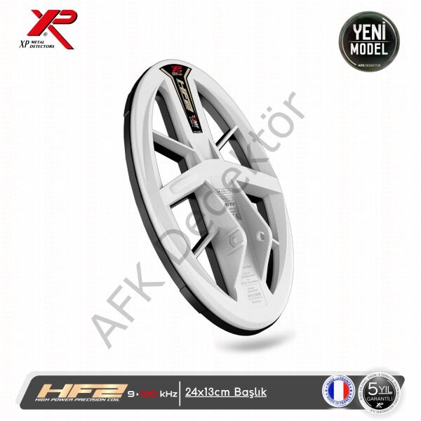 XP DEUS II RC Metal Dedektörü – 24x13 cm HF2 Başlık Altın ve Mikro Hedef Arama