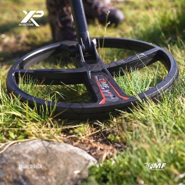 XP DEUS II RC Metal Dedektörü – 28 cm FMF Başlık + BH-01 Kemik İletimli Kulaklık Genel Kullanım ve Su Altı