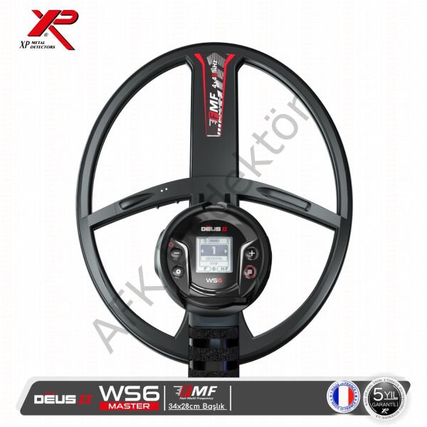 XP WS6 MASTER 34x28 cm FMF Başlık ile Metal Dedektörü