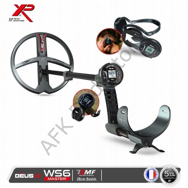 XP WS6 MASTER 28 cm FMF Başlık ile Metal Dedektörü