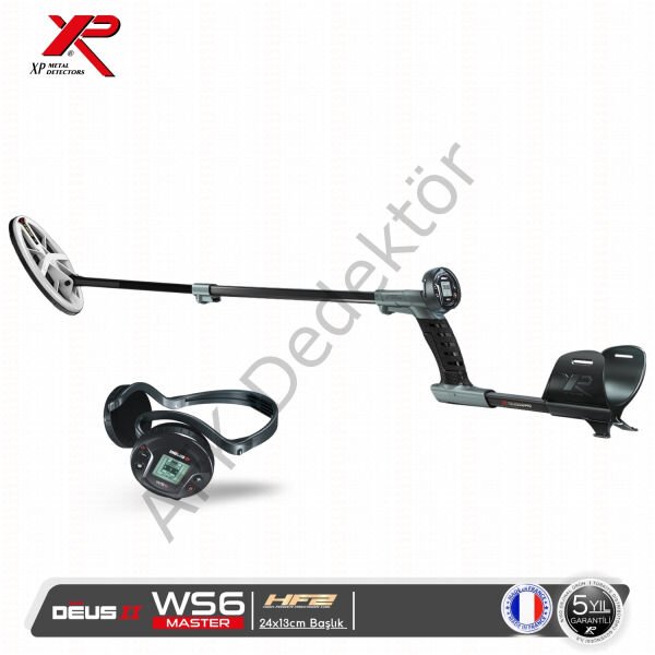 XP WS6 MASTER 24x13 cmHF2 Başlık ile Metal Dedektörü