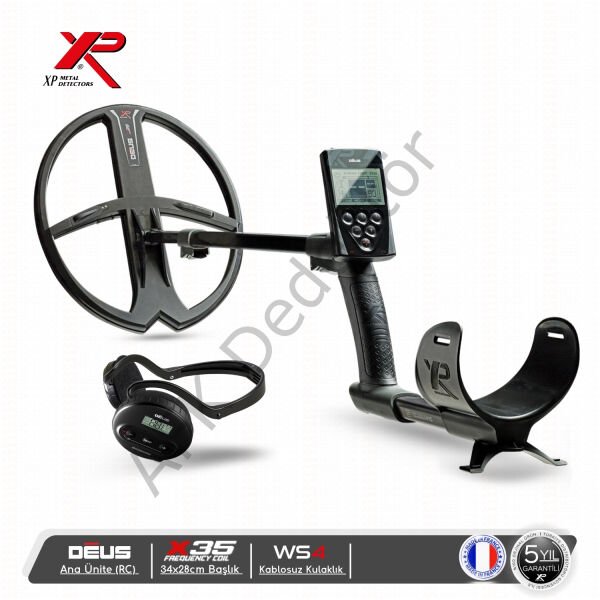 XP DEUS RC Ana Üniteli 34x28 cm X35 Başlıklı WS4 Kablosuz Kulaklıklı Metal Dedektörü