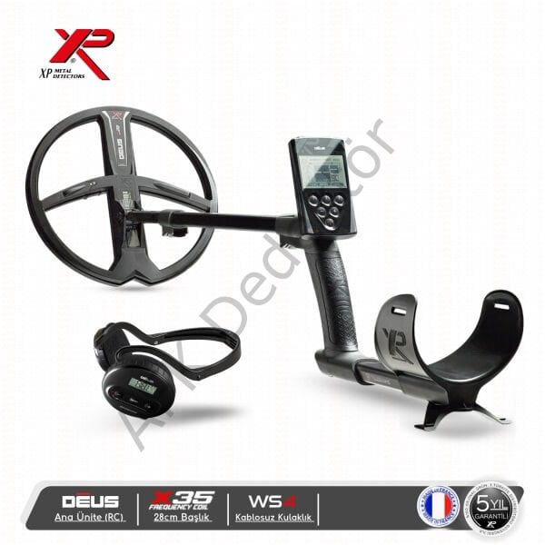 XP DEUS RC Ana Üniteli 28 cm X35 Başlıklı WS4 Kablosuz Kulaklıklı Metal Dedektörü