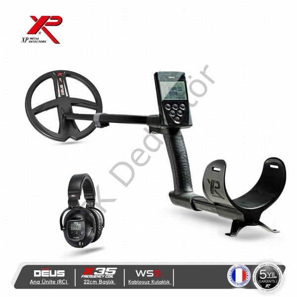 XP DEUS RC Ana Üniteli 22 cm X35 Başlıklı WS5 Kablosuz Kulaklıklı Metal Dedektörü