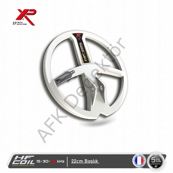 XP DEUS RC Ana Üniteli 22 cm HF Başlıklı WS5 Kablosuz Kulaklıklı Metal Dedektörü