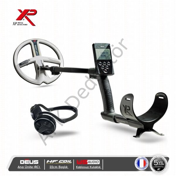 XP DEUS RC Ana Üniteli 22 cm HF Başlıklı WSA Kablosuz Kulaklıklı Metal Dedektörü
