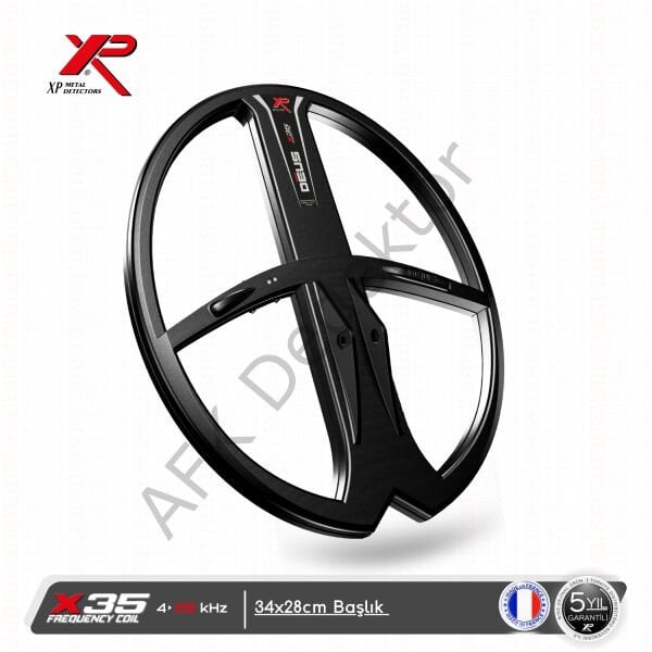 XP DEUS RC Ana Üniteli 34x28 cm X35 Başlıklı FX03 Kablolu Kulaklıklı Metal Dedektörü
