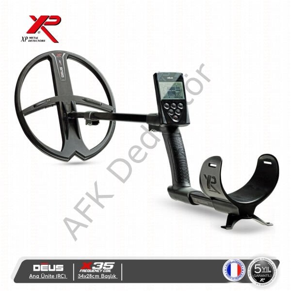 XP DEUS RC ana üniteli 34x28 cm X35 başlıklı tam kablosuz metal dedektörü ana görsel