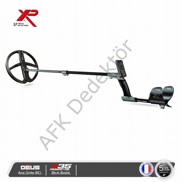 XP DEUS RC ana üniteli 28 cm X35 başlıklı tam kablosuz metal dedektörü ana görsel