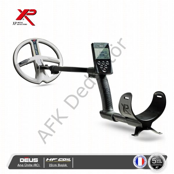 XP DEUS RC ana üniteli 22 cm HF başlıklı yüksek frekanslı metal dedektörü