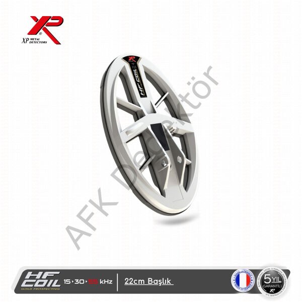XP DEUS 24x13 cm HF eliptik başlık 21 frekanslı yüksek frekans metal dedektörü başlık detayı