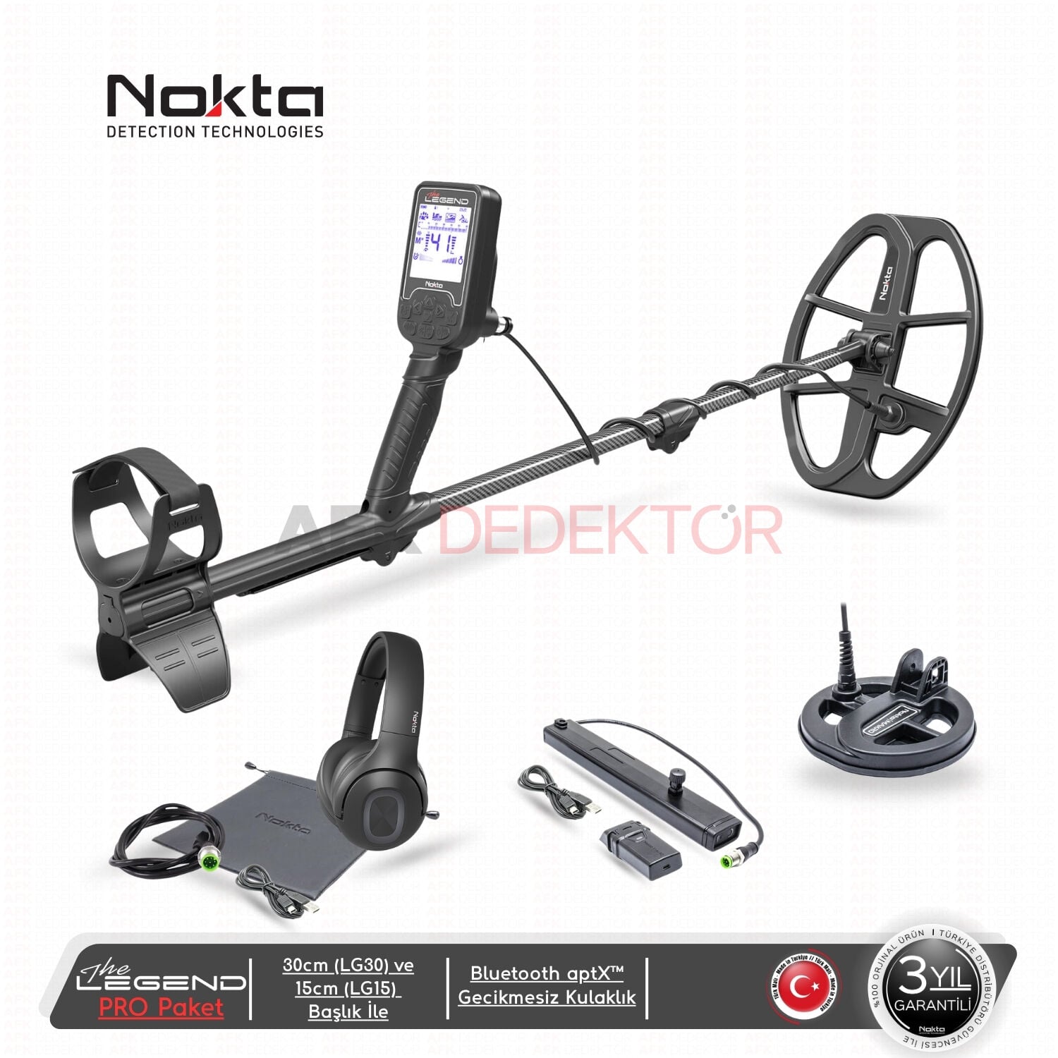 Nokta The Legend Pro Paket Metal Dedektörü