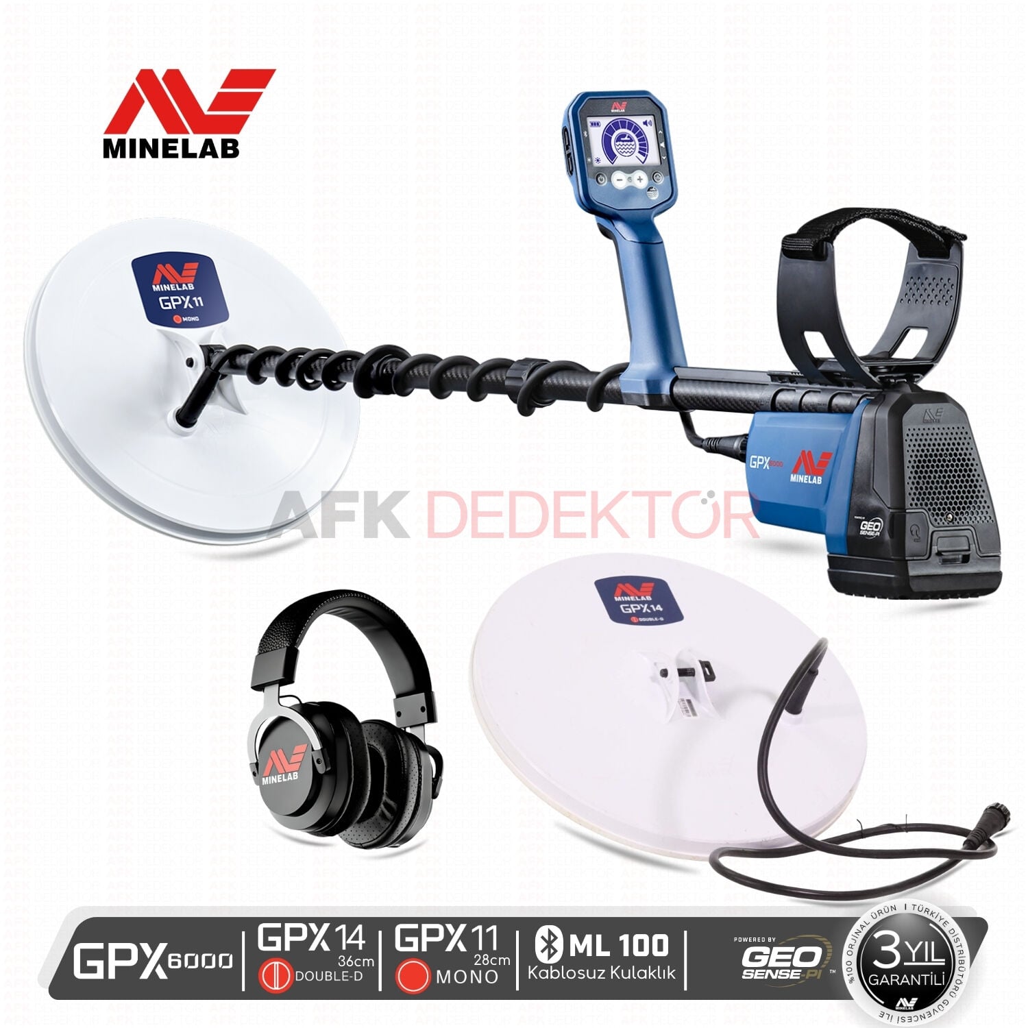 Minelab GPX 6000 Profesyonel Altın Dedektörü