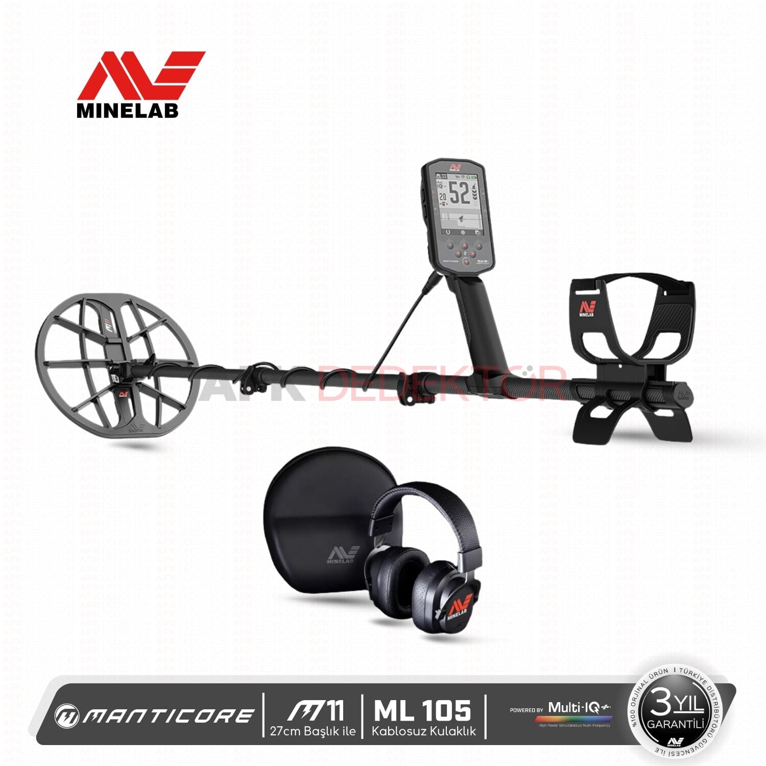 Minelab MANTICORE Multi-IQ+ Metal Dedektörü