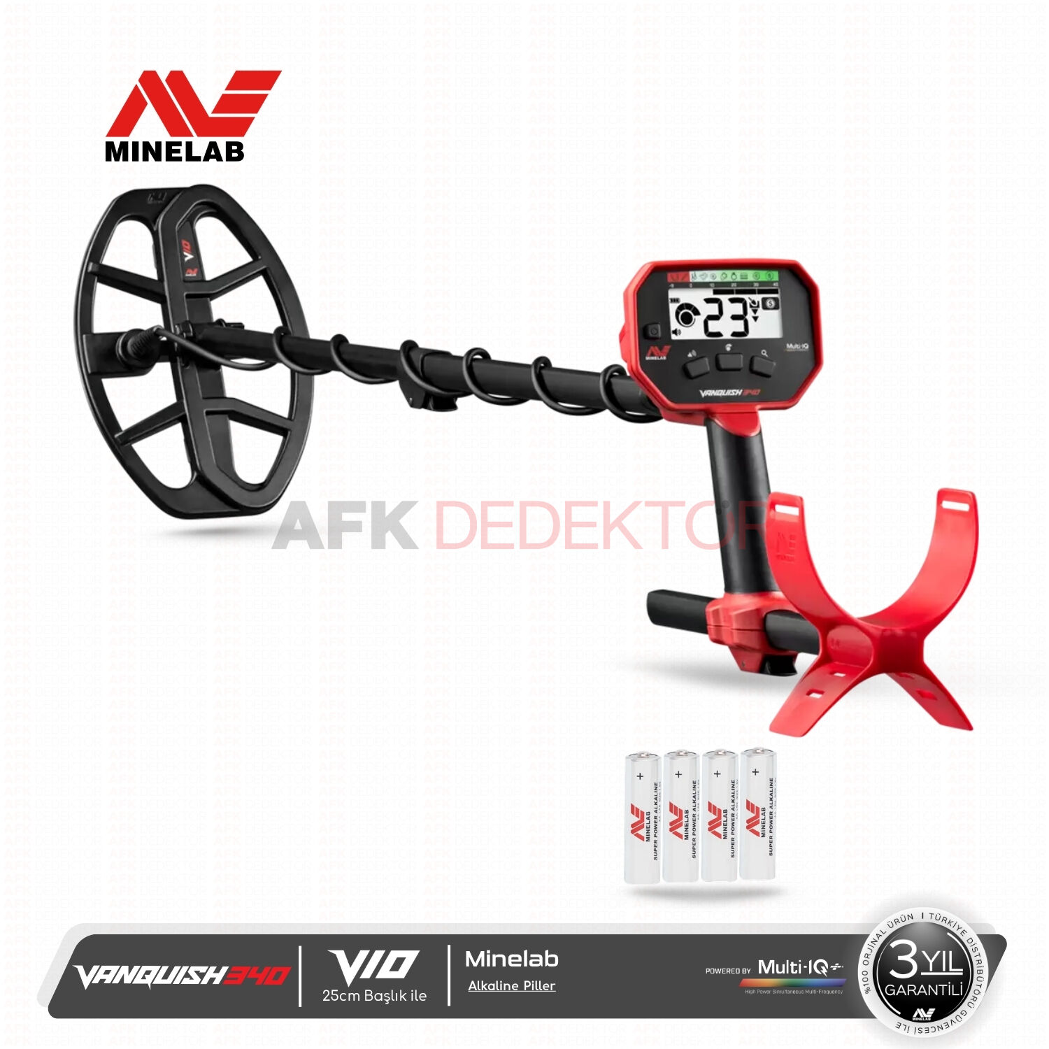 Minelab VANQUISH 340 Metal Dedektörü
