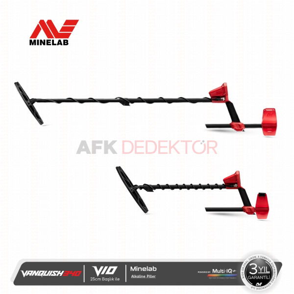 Minelab VANQUISH 340 Metal Dedektörü