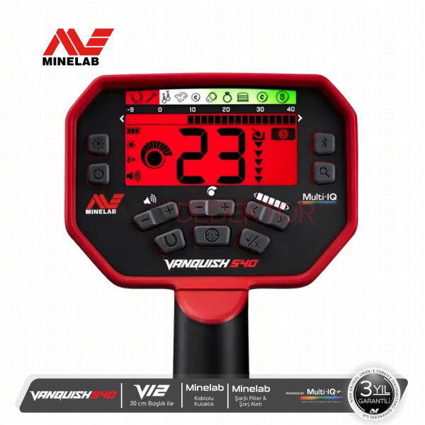 Minelab VANQUISH 540 metal dedektörü