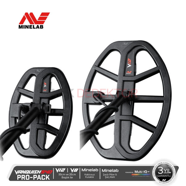 Minelab VANQUISH 540 Pro Pack Metal Dedektörü