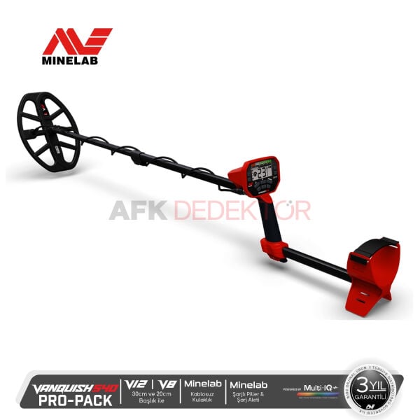 Minelab VANQUISH 540 Pro Pack Metal Dedektörü