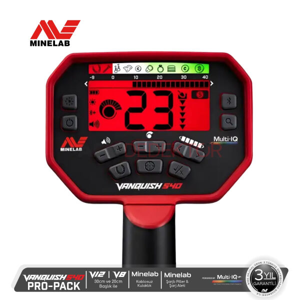 Minelab VANQUISH 540 Pro Pack Metal Dedektörü