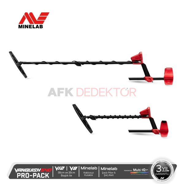 Minelab VANQUISH 540 Pro Pack Metal Dedektörü