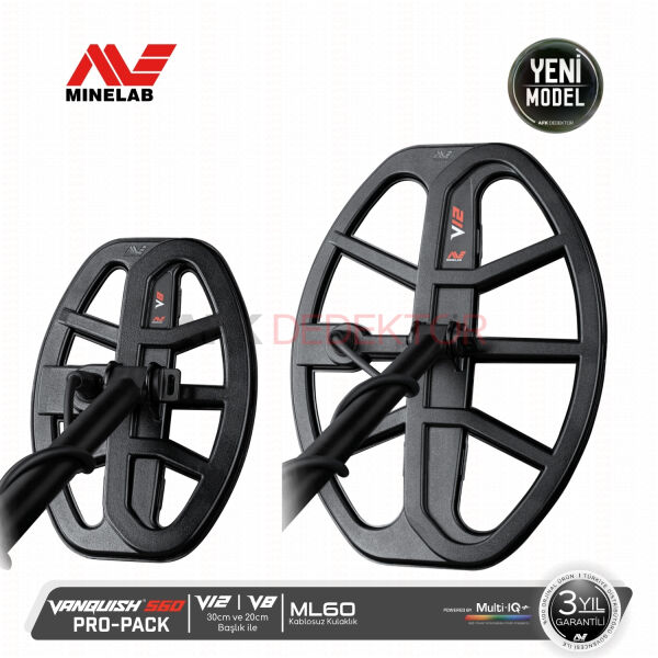 Minelab VANQUISH 560 Pro Pack Metal Dedektörü