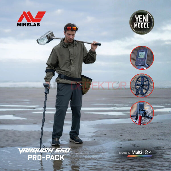 Minelab VANQUISH 560 Pro Pack Metal Dedektörü