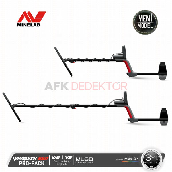 Minelab VANQUISH 560 Pro Pack Metal Dedektörü