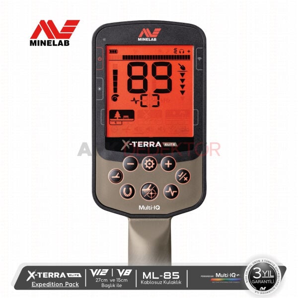Minelab X-TERRA ELITE Expedition Pack Metal Dedektörü