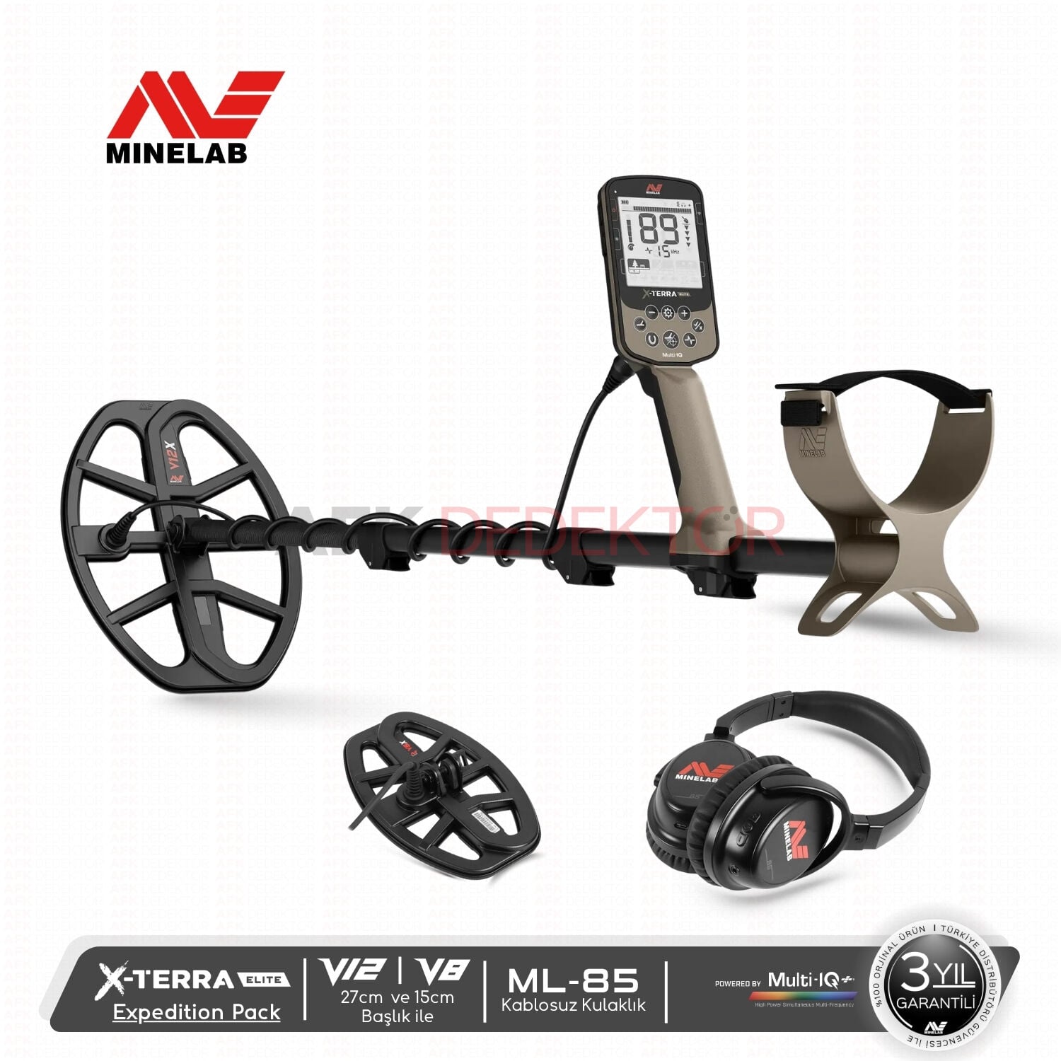 Minelab X-TERRA ELITE Expedition Pack Metal Dedektörü