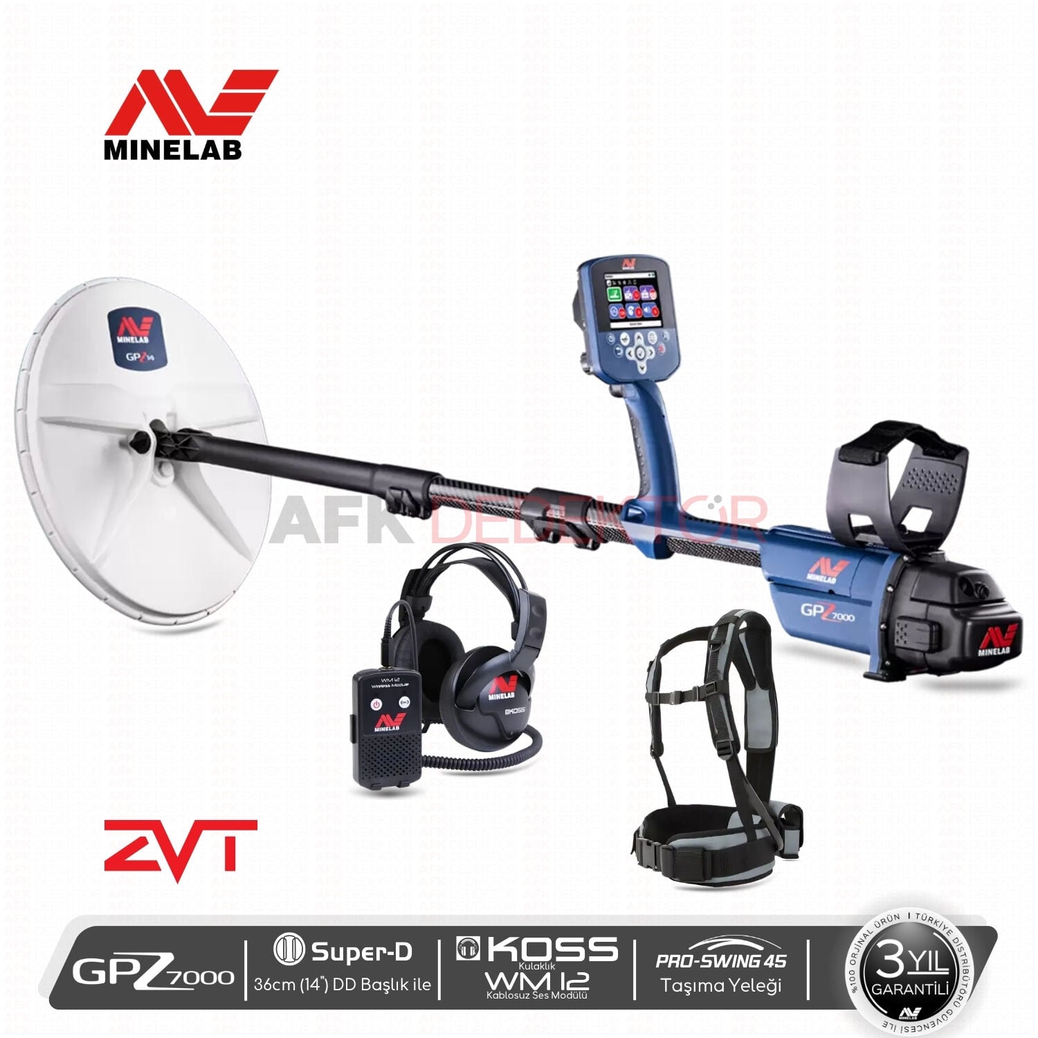 Minelab GPZ 7000 Altın Dedektörü