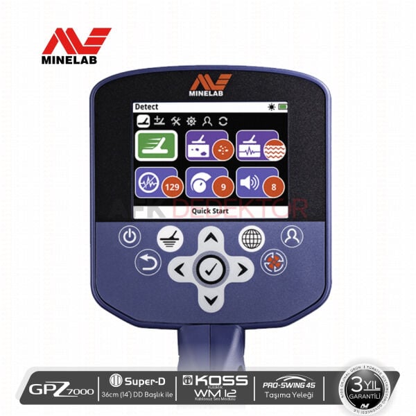 Minelab GPZ 7000 Altın Dedektörü