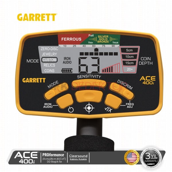 Garrett ACE 400i Metal Dedektörü