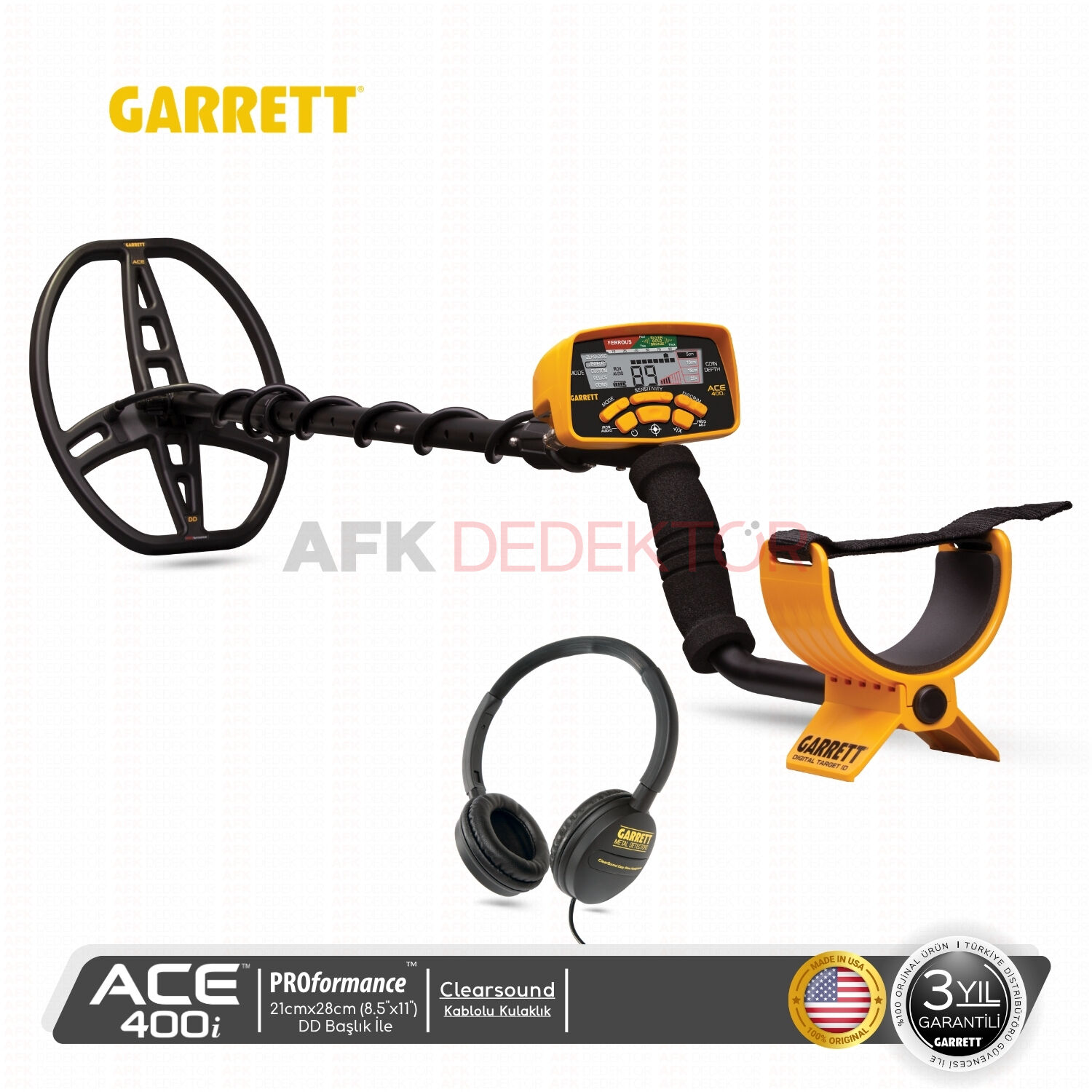Garrett ACE 400i Metal Dedektörü