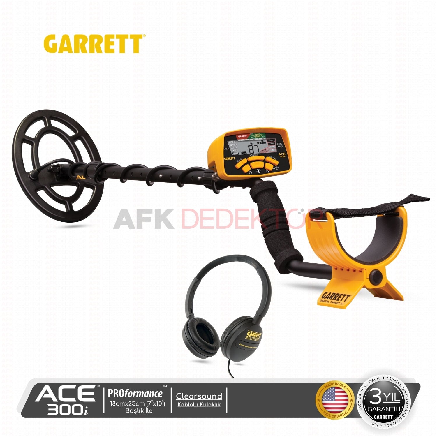 Garrett ACE 300i Metal Dedektörü