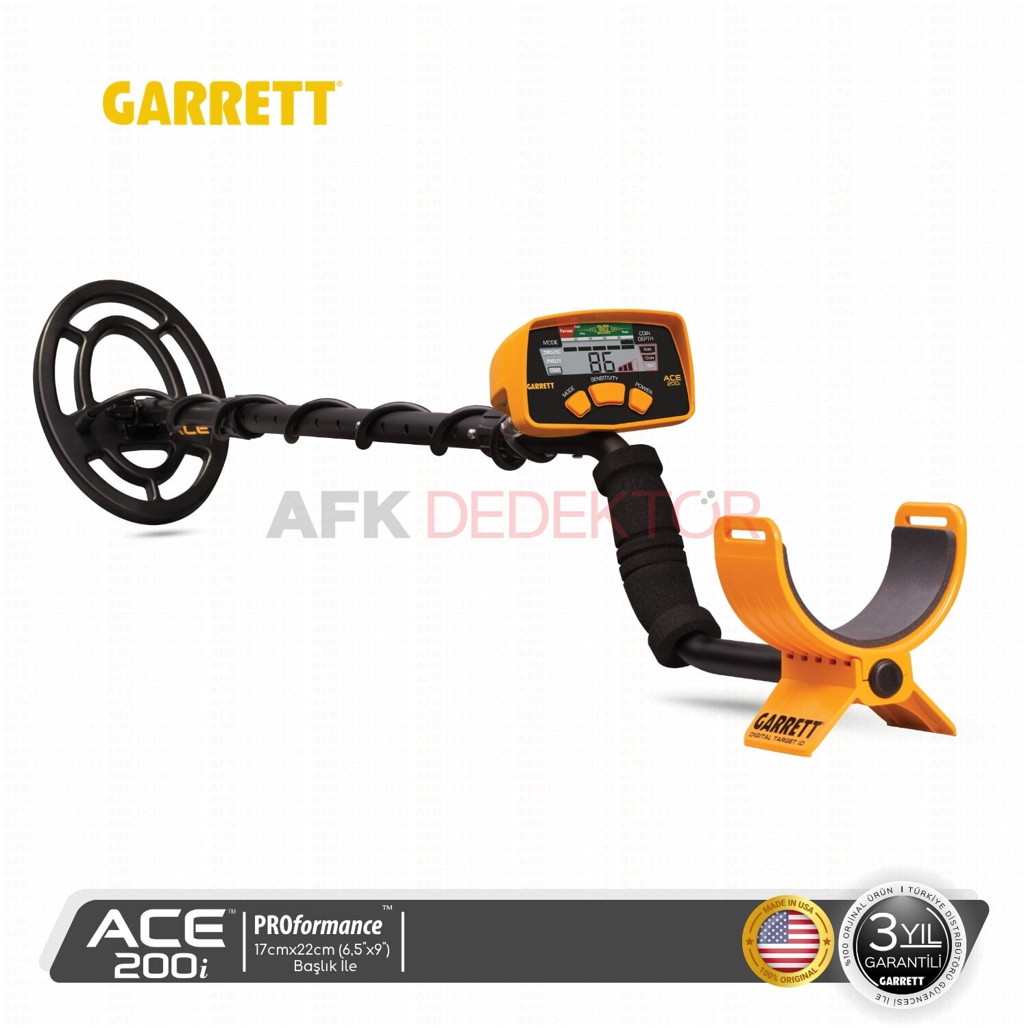 Garrett ACE 200i Metal Dedektörü