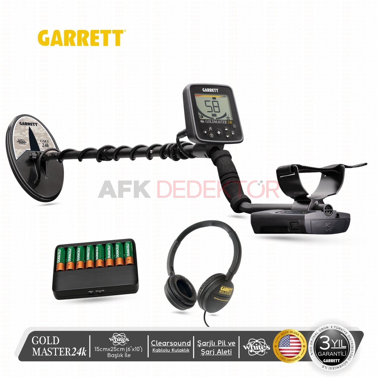 Garrett Goldmaster 24K Altın Dedektörü